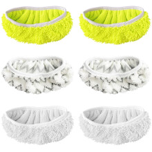 6er-Pack wiederverwendbare Mikrofaser-Wischmopp-Pads