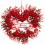 Heart-Shaped Rose Wreath PP 45x40x5cm 1