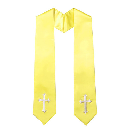 Multiuse Priest Stole for Religious Activity with-Yellow