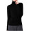 Rollkragenpullover für Damen, einfarbig, gestrickt aus Baumwolle, langärmlig, figurbetont, Basic-Pullover 2