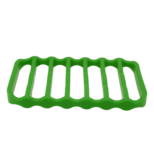 Rectangle Silicone Roasting Rack Cook Trivet Oven Baking Rack For Cooking Steam 2