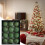 Christmas Ornaments Shatterproof Black Gold 12pcs 5
