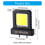 21V Electric Tool LED Work Light Efficiently Dissipates Heat Waterproof Lamp 5