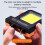 21V Electric Tool LED Work Light Efficiently Dissipates Heat Waterproof Lamp 7