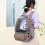 Clear Kitten Backpacks With Ergonomic Shoulder Strap-Seablue 2
