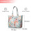Τσάντα ταξιδιού Pioneer Flower Floral Print για γυναίκες – Μεγάλη τσάντα ταξιδιού 4