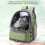 Clear Kitten Backpacks With Ergonomic Shoulder Strap-Seablue 5