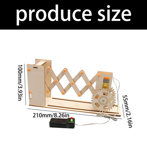 DIY hölzernes elektrisches faltendes 2