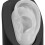 Modello dell'orecchio in silicone trasparente con espositore nero. 8