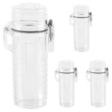 4Stk Outdoor Feuerzeughülle Transparent Kunststoff Stoßfest Für Männer