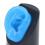 Modèle d'oreille droite en silicone avec présentoir 8