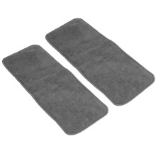 2 piezas inserto de microfibra de 4 capas 48x20.5cm gris