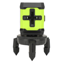 Niveau laser à ligne, 2 lignes, faisceau vert, 1000 mAh, IP54