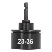 Waterproof Bottle Capper for Electric Capping Machines, Capping Machine Bit with Good Sealing Silicone Pad Compatible with23-36mm Caps Durable Metal