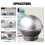 1 sett aluminiumslegering halvkule kakeform gave 7
