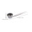 Flame Snuffer Tool Silver Tinplate Fire Extinguishing 1Pcs 7