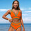 Dambikini sportbaddräkt orange XL 2