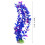Piante artificiali per acquario, viola, 27 cm, 2 pezzi 3