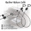38 Inch Recliner Pull Cable Universal Spring Release Replacement Part Sofa Couch D-ring Handle Parachute-style D-pull 2