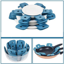 Protections épaisses anti-rayures pour poêles empilables, lot de 12 (25-40 cm), gain de place et protection contre les dommages
