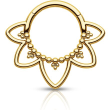 Δαχτυλίδια Septum, Κοσμήματα Lotus Septum 16G, Σκουλαρίκια Helix από ανοξείδωτο ατσάλι για