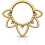 Δαχτυλίδια Septum, Κοσμήματα Lotus Septum 16G, Σκουλαρίκια Helix από ανοξείδωτο ατσάλι για 1