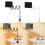 Gooseneck Tablet Holder Stand for Bed Adjustable Flexible Arm Tablets Mount Clamp on Table for Tablet 8