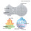 Molde de silicone para pingente de Natal (1 peça) 3