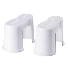 Marchepied de salle de bain en plastique blanc pour toilettes