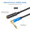 YIEMEEN6.35mm1/4inch αρσενικό σε1/4 θηλυκό στερεοφωνικό ακουστικό καλώδιο επέκτασης 3