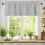 Grey Valance 60x18in Rod Pocket – Light Filtering 2