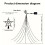 Solcellelyslenker IP44 Vanntett 8 moduser 6