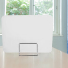 Paravent de bureau rectangulaire en fer blanc, design élégant, 1 pièce, pour bureau.