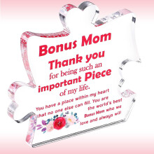 Cadeaux d'anniversaire et de jour d'adoption pour la belle-mère – Cadeau de remerciement de la belle-fille/du beau-fils, panneau décoratif en