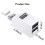 Hub divisor USB 2.0 para coche con 3 puertos 2