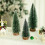 Mini décorations de sapin de Noël, sapin artificiel persistant 3