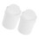 2-Pack Mini Tabletop Trash Can White Plastic Small Waste Bin for Bathroom Office Desk 5