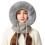 Thermal Balaclava Beanie Scarf Mask Set Grey 2