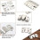 Embedded brackets, headboard wall mounts, Z-lock hooks, furniture bracket hardware, and mirror frames 4