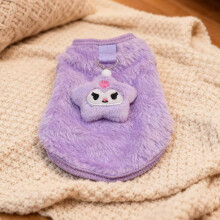 Ropa de invierno para mascotas, para perros y gatos pequeños y medianos, con correa.