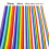 Regenbogenfarbenes Polyesterband, 5 Yards (ca. 4,5 m), 10–50 mm breit 3