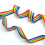 Regenbogenfarbenes Polyesterband, 5 Yards (ca. 4,5 m), 10–50 mm breit 5