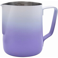 Pichet à mousser le lait en acier inoxydable 350 ml violet