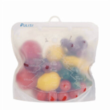 Bolsas de almacenamiento de silicona reutilizables, paquete de 10 unidades