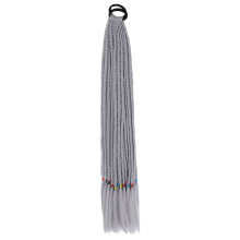 Trenzas de caja de ganchillo, cabello sintético pre-bucleado para trenzas de caja de ganchillo, 22 pulgadas (consulte la imagen para ver el color).