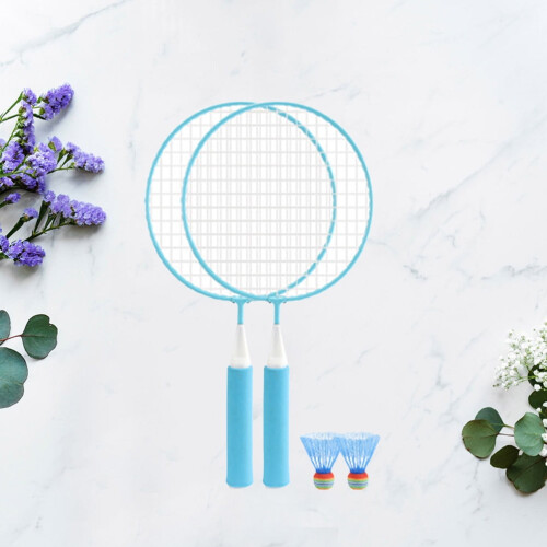 Kids Badminton Racket Set Lightweight Beginner Outdoor 2