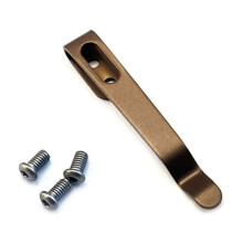 Clip de fixation arrière en acier inoxydable pour coupe-poche, clip de taille, poignée de coupe pliante, accessoires de bricolage, pièces incluses