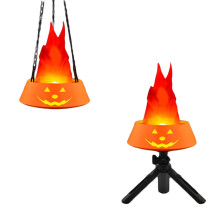 3D plameňová lampa, nočné svetlo pri táboráku, elektrická stolová lampa s umelým blikajúcim plameňom pri táboráku, halloweenske