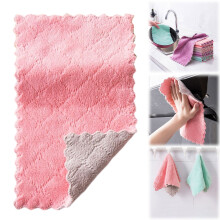 1 chiffon de nettoyage en microfibre 25 x 25 cm, non pelucheux, ultra-absorbant, multi-usages pour la cuisine, la voiture et plus encore.