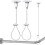 Rust Resistant Ceiling Mounted Shower Rod Holder Stainless Steel Wire Rope Adjustable Support Bracket 5